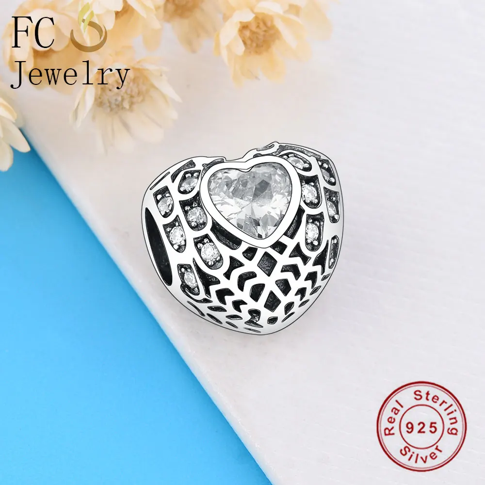 FC Jewelry подходит для оригинального бренда очаровательный браслет Pulsera 925 пробы