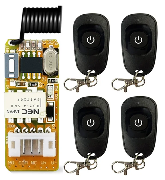 DC5V6V9V12V мини-реле переключатель дистанционного управления небольшой контакт без