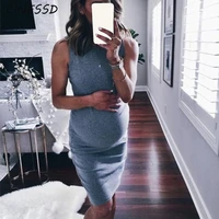 womens maternity dress sleeveless pregnancy dresses for pregnant soild color summer dress maternity casaul clothes ropa mujer