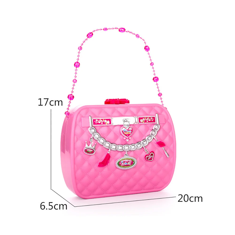

Girls Pretend Play Simulation Eye Power Cosmetic Tote Bag Makeup Tools Kit Toy