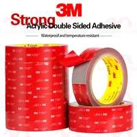 3m double sided tape 5608 strong vhb acrylic foam adhesive waterproof high temperature welding no trace for car office bathroom