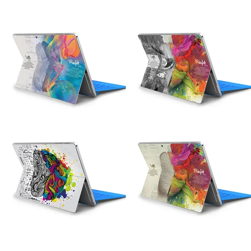 Виниловая наклейка с левым и правым мозгом для Surface Pro 7 X ноутбука Go 2 5/6 3 4 защитная