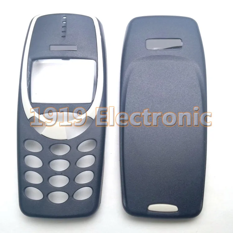 Задняя крышка черного цвета задняя аккумуляторного отсека для Nokia 3310 старой