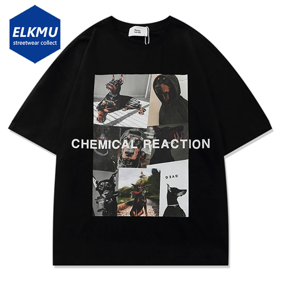 

Футболка Мужская/Женская в стиле хип-хоп, с принтом собаки