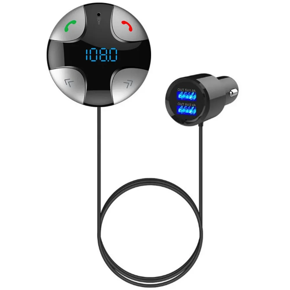 2019 5 V/3.4A беспроводной Bluetooth приемник Смарт Mp3 Авто музыкальный для дома Прямая