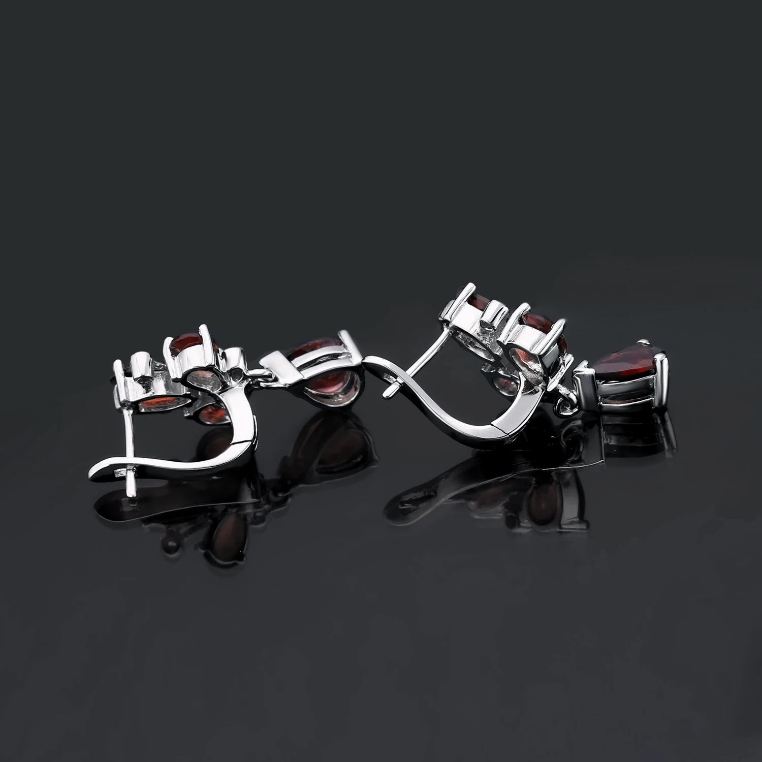 Ювелирные украшения из драгоценных камней в форме балетного листа натуральный