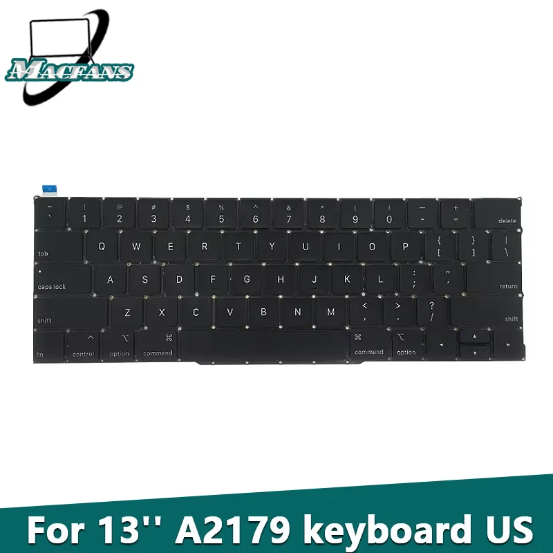 

Новая клавиатура A2179 для MacBook Air Retina 13,3 дюйма, Стандартная замена клавиатуры A2179 для США 2020