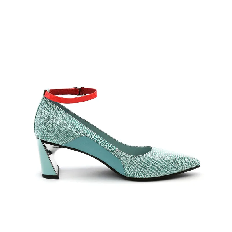 

ASUMER 2020 new arrive single shoes women pumps spring summer genuine leather shoes pointed toe buckle high heels ladies