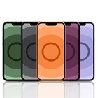 Оригинальный кожаный чехол для iPhone 13 Pro Max с анимационным выдвижным окошком для Magsafing, зарядка без логотипа, чехол для телефона, оболочка