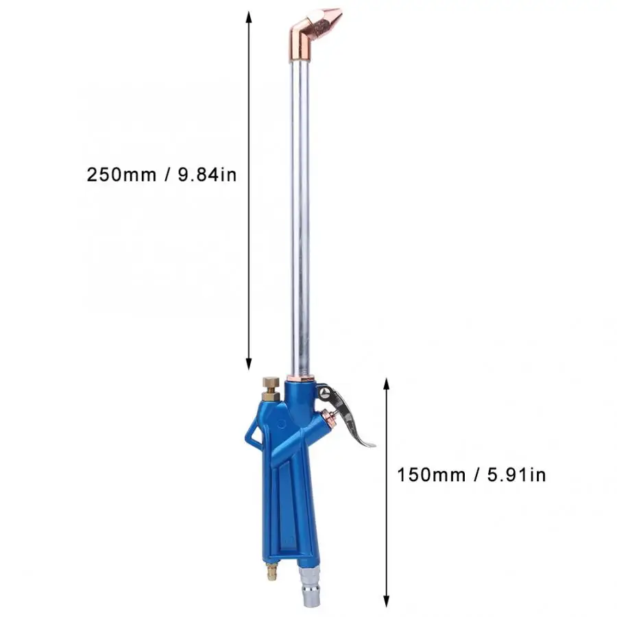 

AD-25 Pneumatic Air Duster Bending Lengthened Air Blower Gun Cleaning Tool 400mm Long.