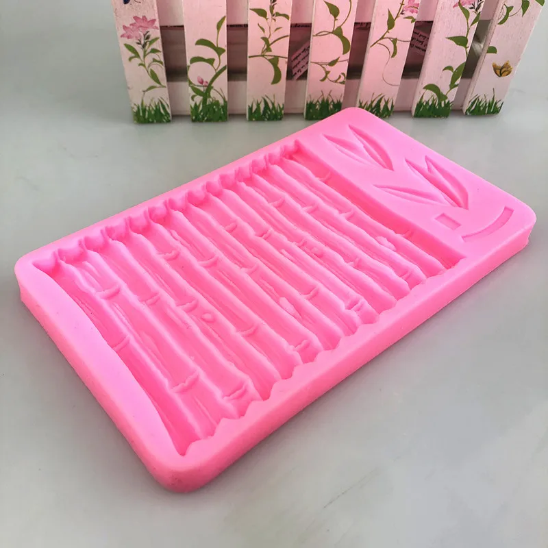 New Cake Decorating Tools Bamboo and Leaves Fondant Silicone Mold DIY Chocolate Biscuit Birthday Wedding Decorations | Дом и сад