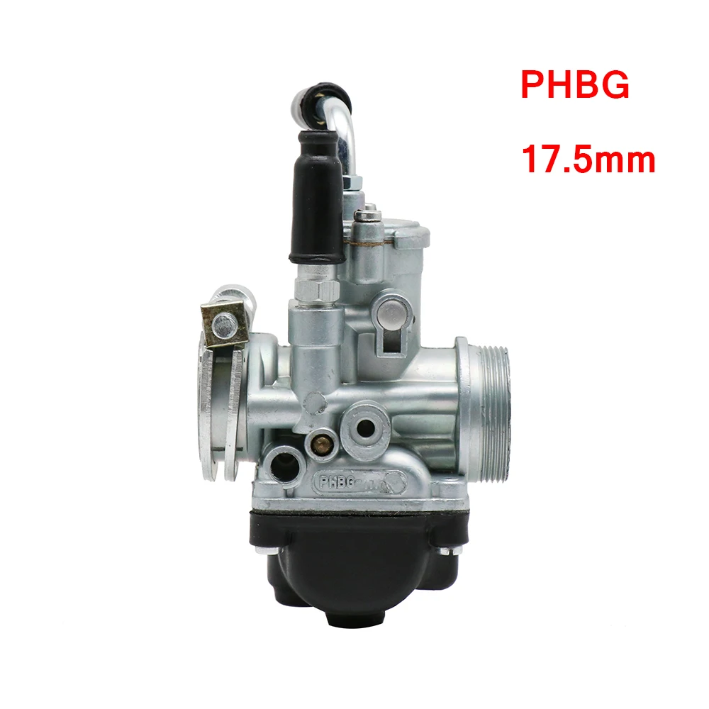 PHBG 17.5mm ZSDTRP 17 мм 19 мм 21 мм Dellorto PHBG DS AD черный гоночный Карбюратор Carb DIO JOG 50cc 90cc BWS100 для мотоциклов Puch Yamaha Zuma - Цвет: PHBG 17.5mm