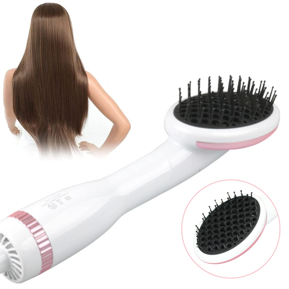 

Electric Hair Brushes Dryer Brush Negative Ions Blow Comb 3 In 1 Styler Hairdryer Hair Blower Brush Salon Dryers Curling Iron