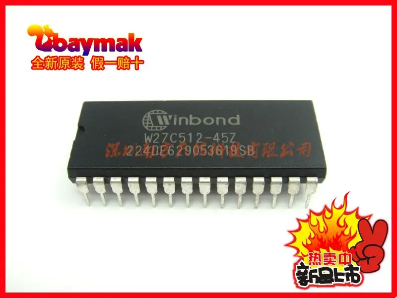 

Free shipping | W27C512-45 W27C512-45Z DIP-28 || 10PCS