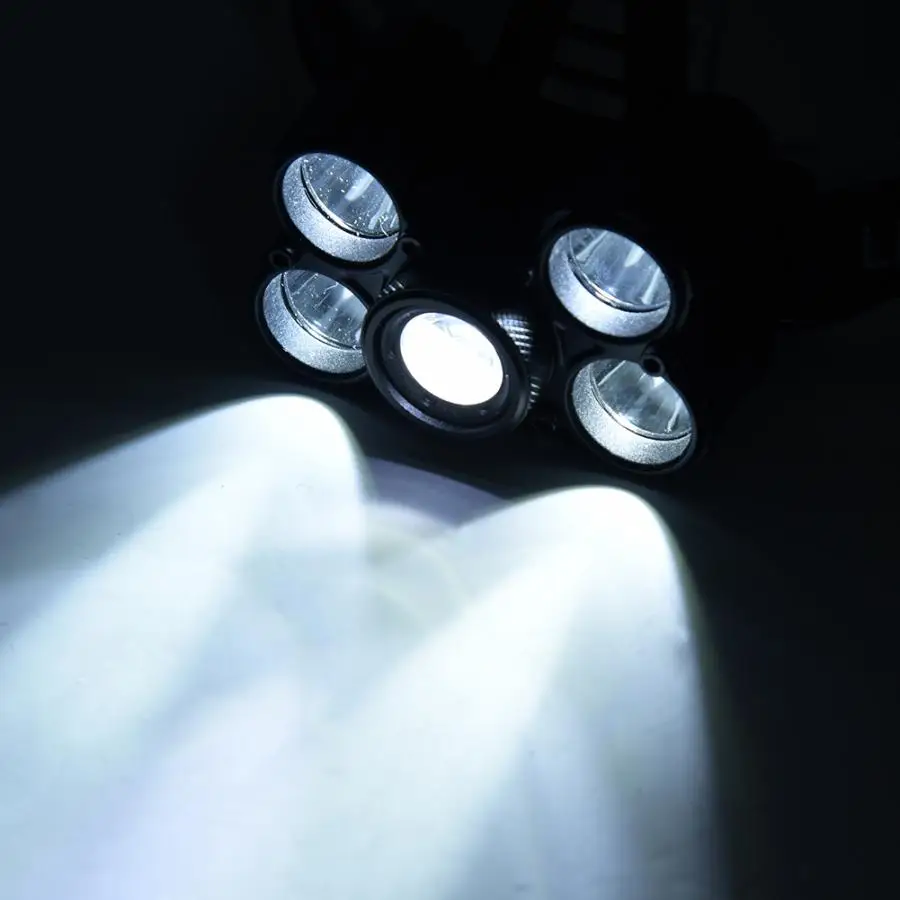 Налобный фонарь светодиодный алюминиевый сплав налобный на головке сильный