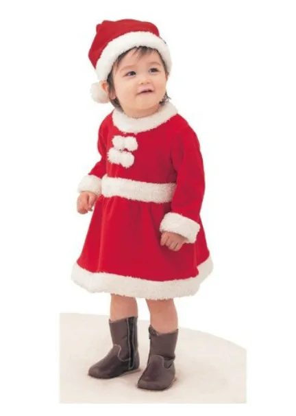 Рождественские рождественские костюмы Санта Клауса для детей от 70 до 160 см