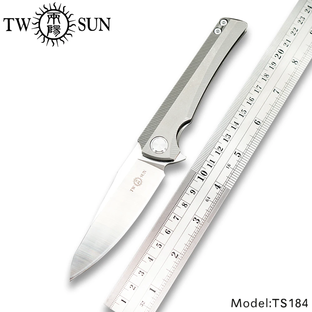 TWOSUN 14C28N лезвие складной карманный нож Тактический походный охотничий открытый