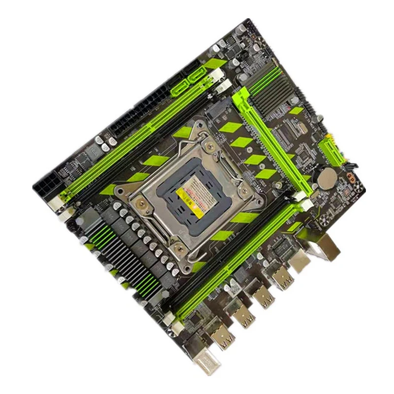 X79 Настольная компьютерная материнская плата 2011 Pin M.2 интерфейс поддерживает DDR3