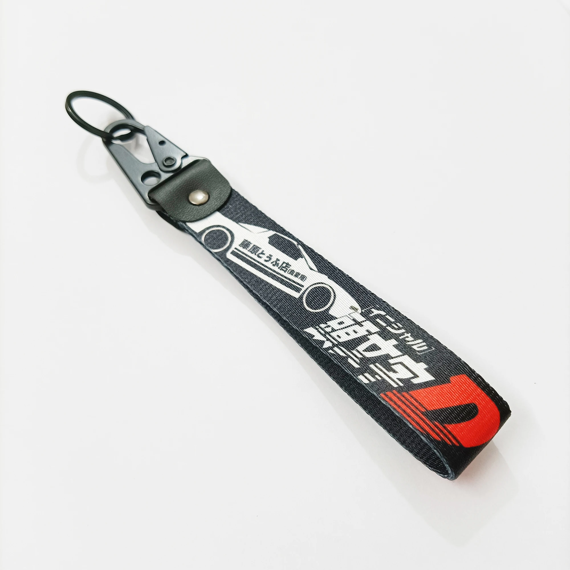 

1Pcs JDM Racing Rock Car Keychain Modified Tag Lanyard Refit Gift For Initial D Honda Civic Nissan Auto Motorcycle Accessories