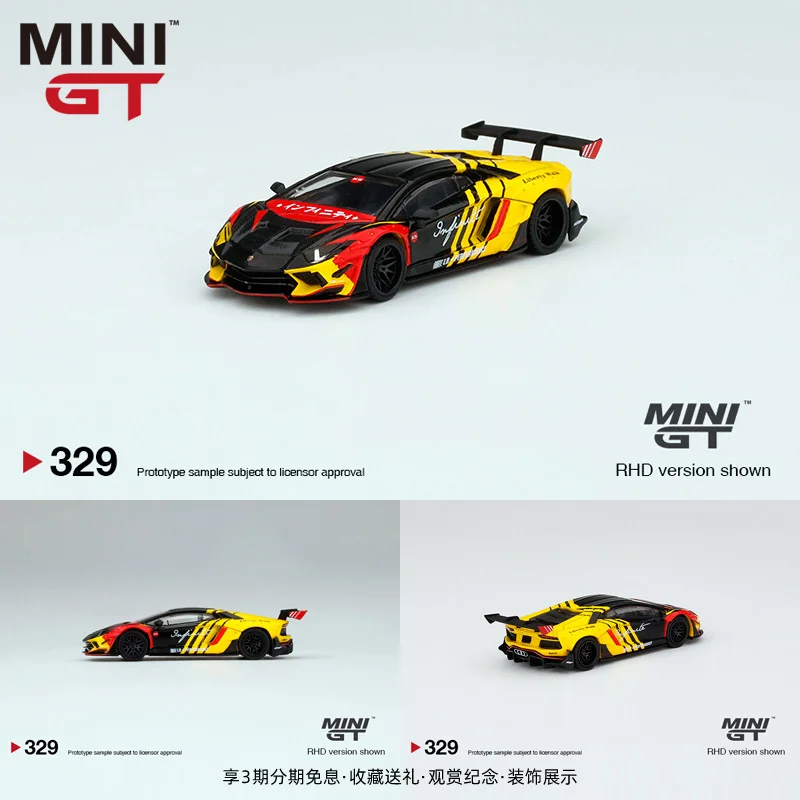 

Pre-sale MINI GT LBWK Daniel 1:64 Lamborghini Aventador infinite LP700 alloy car model collection ornaments Christmas gifts