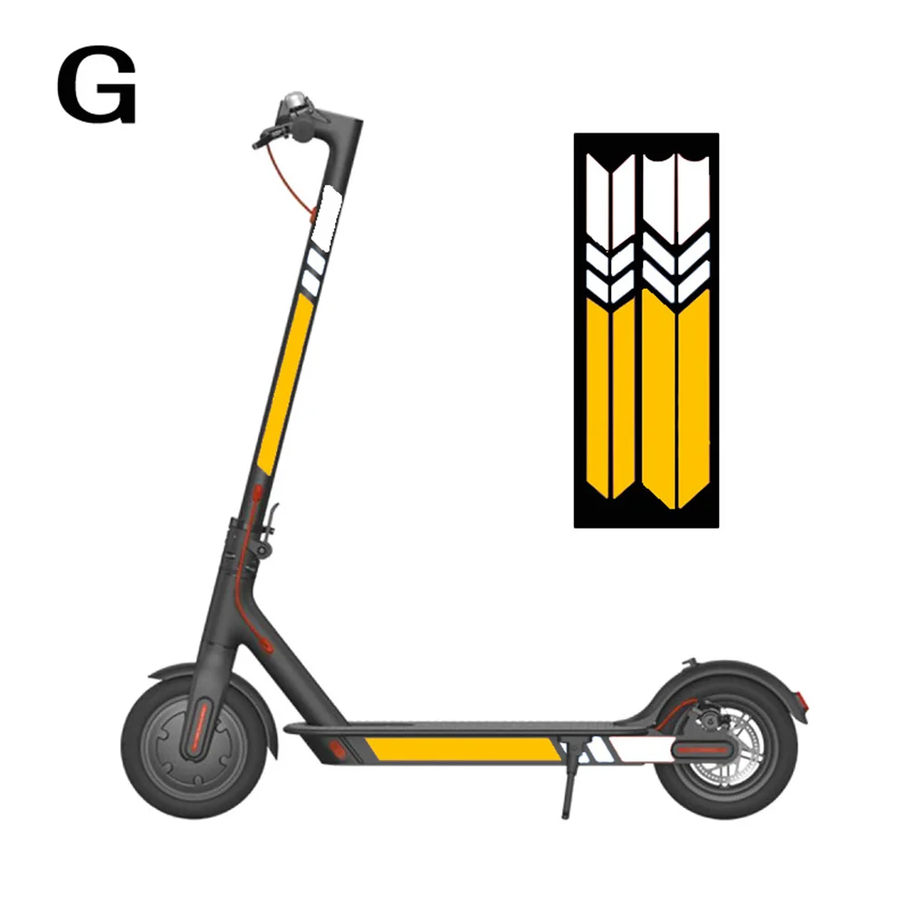 

PVC Reflective Stickers for Xiaomi M365 Scooter Stickers Skateboard Night Safety Warning Strip Styling Stickers