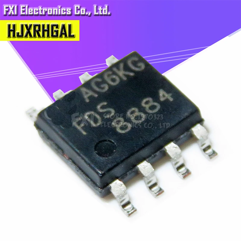 10 шт. FDS8884 8884 SOP8 СОП SMD | Электронные компоненты и принадлежности