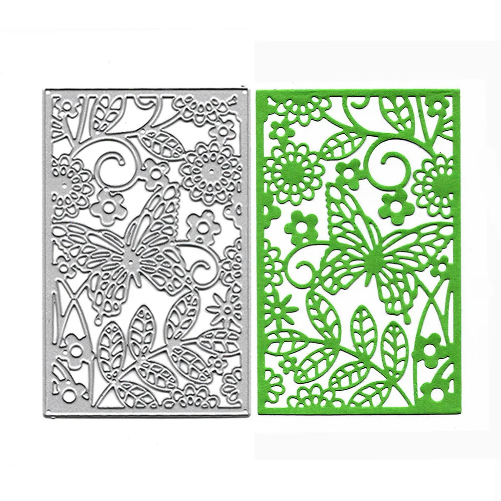 

Tetroqueles De Metal Butterfly Frame Cutting Dies DIY Scrapbooking Album Paper Cards Decorative Craft Hot Sale Embossing Stencil