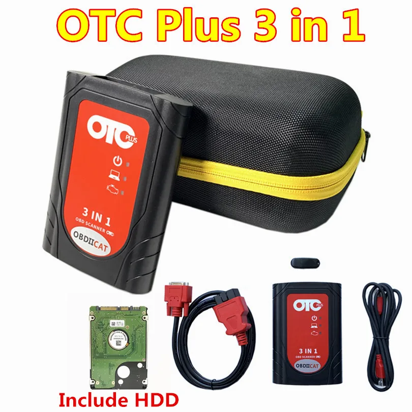 OTC PLUS 3IN1 Высокое качество последняя версия V14.20.019 для IT3 GTS OTC сканер Авто диагностический инструмент GTS TIS 3 OTC 3в1 сканер для игрушек-oya IT2 - Цвет: OTC PLUS 3IN1