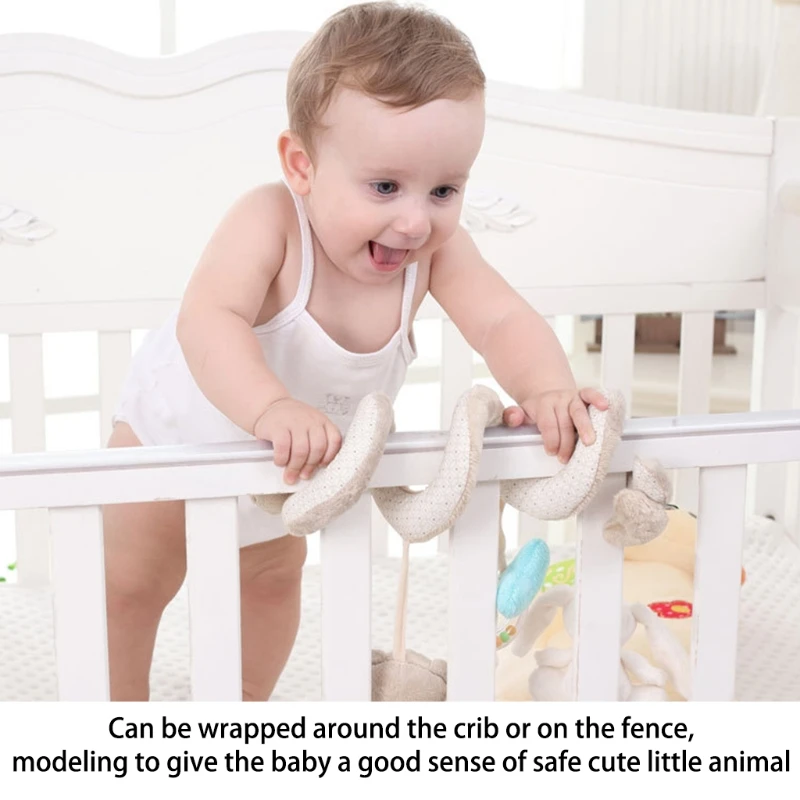 

Musical Baby Rattle Toy Bed Stroller Plush Rattle Doll Education Baby Toy Infant Teether Montessori Crib Decoration Toy