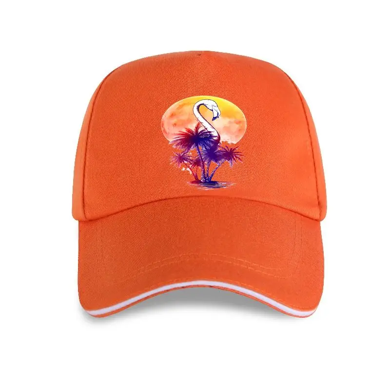 

Новинка Мужская крутая бейсболка с изображением фламинго островка модная крутая Мужская кепка высшего качества белая крутая спортивная му...