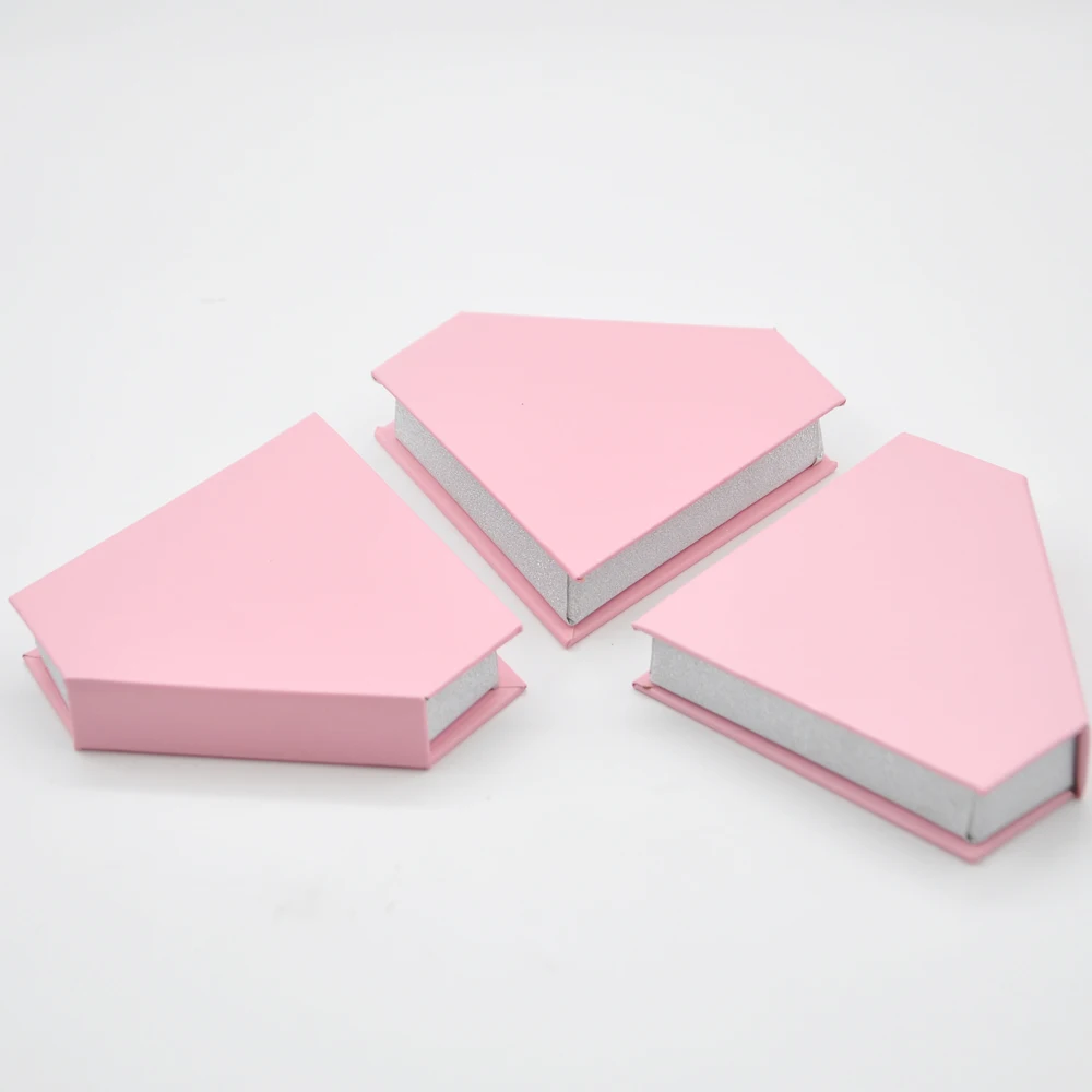 

Wholesale Eyelash Packaging Box Lash Boxes Package Custom Diamonds Rose Gold Inner box Magnetic Eyelash Storage Case Vendors