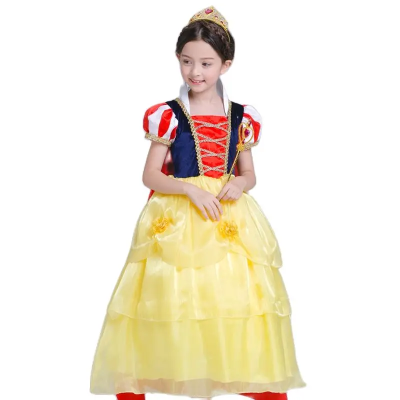 S1699 New Fashion Clothing Children Halloween Snow White Costume Princess Dress | Детская одежда и обувь