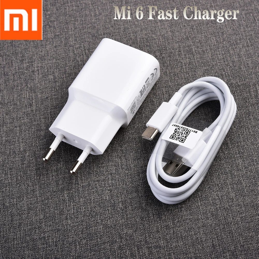 Оригинальное быстрое зарядное устройство Xiaomi 18 Вт QC 3 0 MI6 адаптер для быстрой