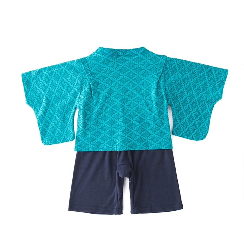 2021 Новые Детские Кимоно Yukata для маленьких девочек Комбинезон Костюм самурая