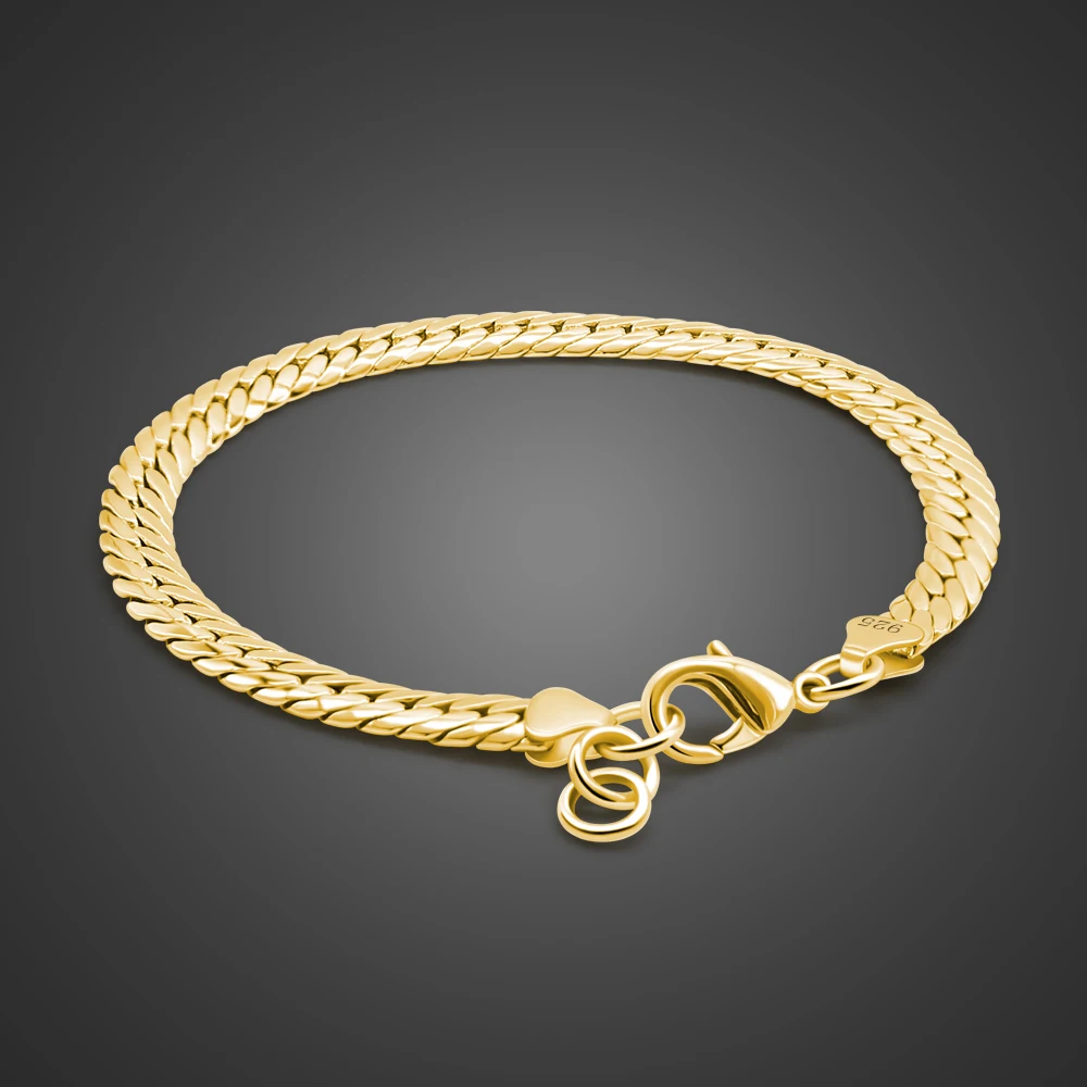 Hot sale European New fashion 6mm19cm man bracelet.Solid 925 sterling silver bracelet bracelet.Wholesale jewelry | Украшения и