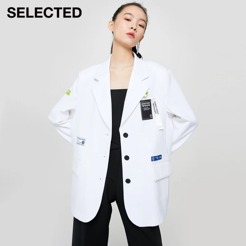 

Женский Тонкий Блейзер с отложным воротником, S | 421208005