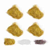 artificial fur synthetics fibers fluffy synthetics fibers multiple layer portable for outdoor fishing
