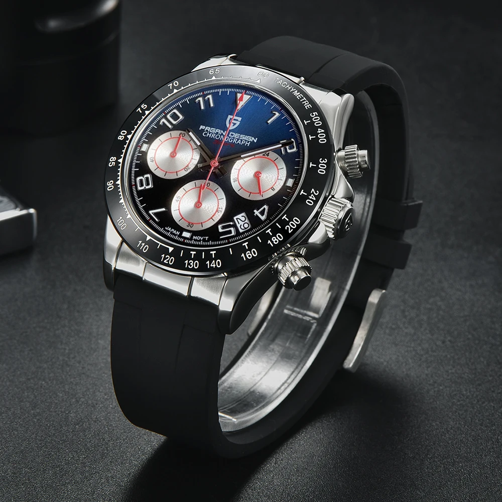 

2021 New PAGANI DESIGN Top Fashion Brand Mens Quartz Watches Business Chronograph VK63 Men WristWatch Luminous Relogio Masculino