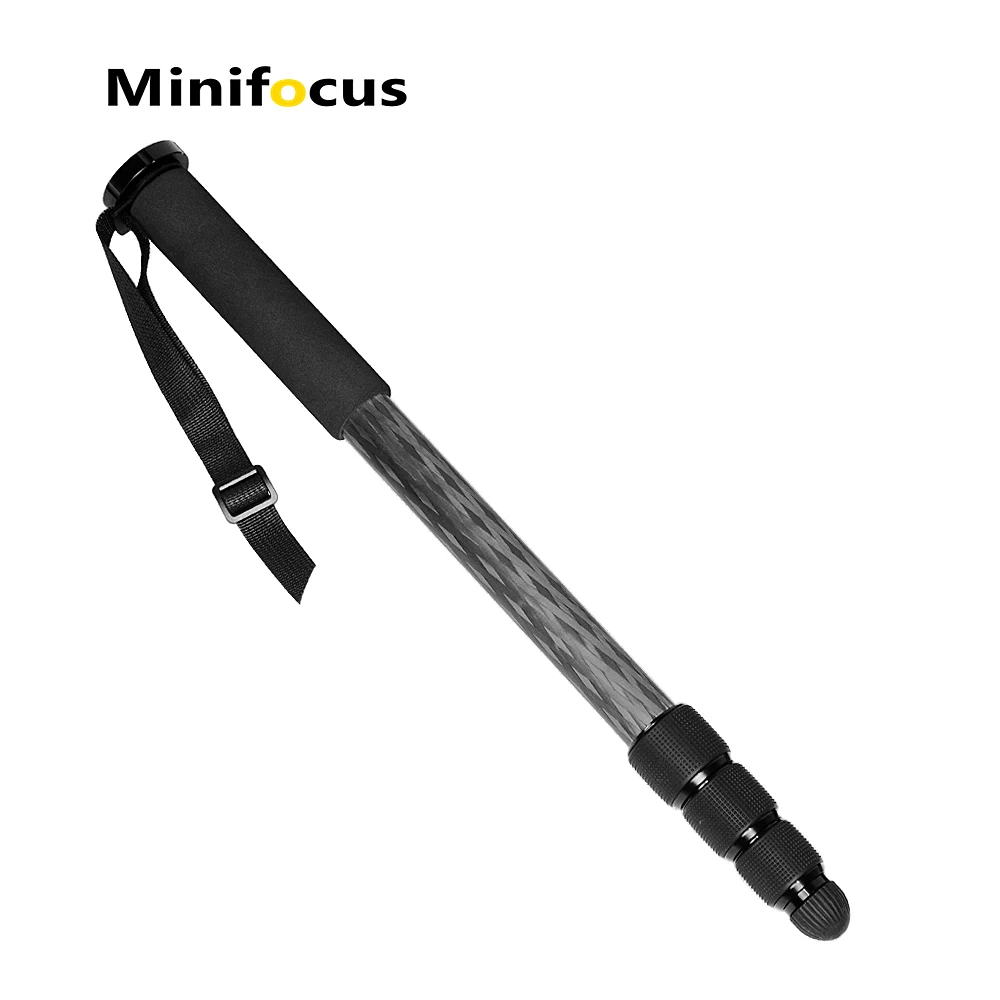 Монопод для камеры из углеродного волокна Minifocus монопод 4 х секционный Nikon Canon Sony