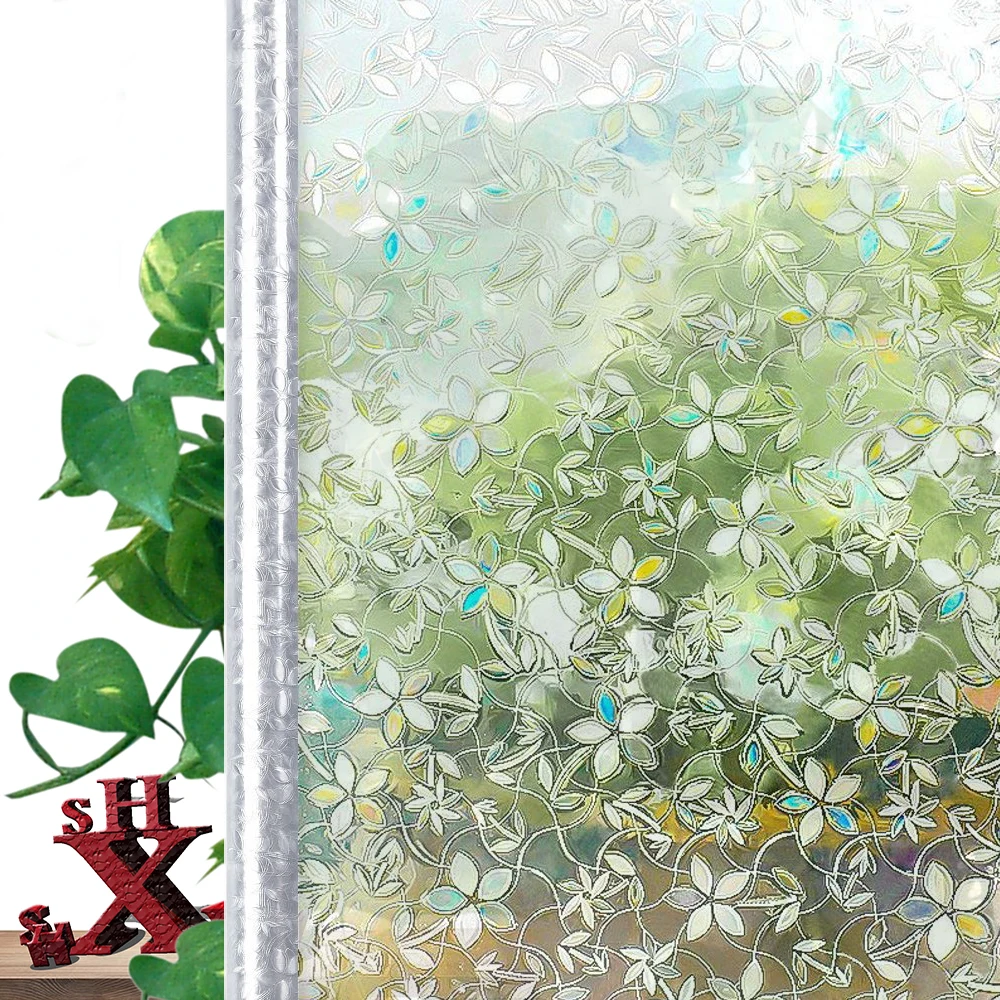 Нетоксичная декоративная 3d пленка для окон с защитой от УФ