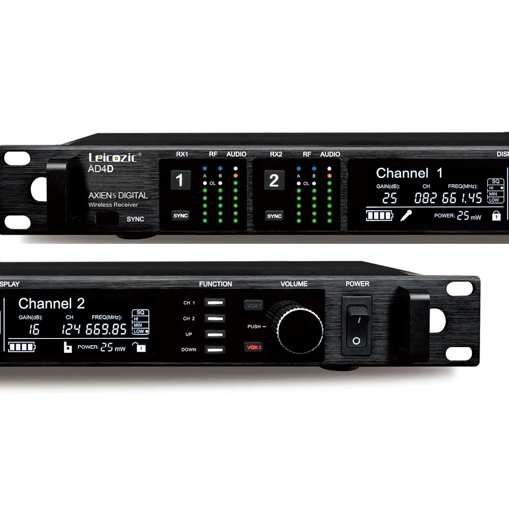 Leicozic AD4D True Diversity беспроводной микрофон UHF сценический цифровой микрофон с отворотом микрофон/гарнитура микрофон/ручной микрофон 645-695 МГц