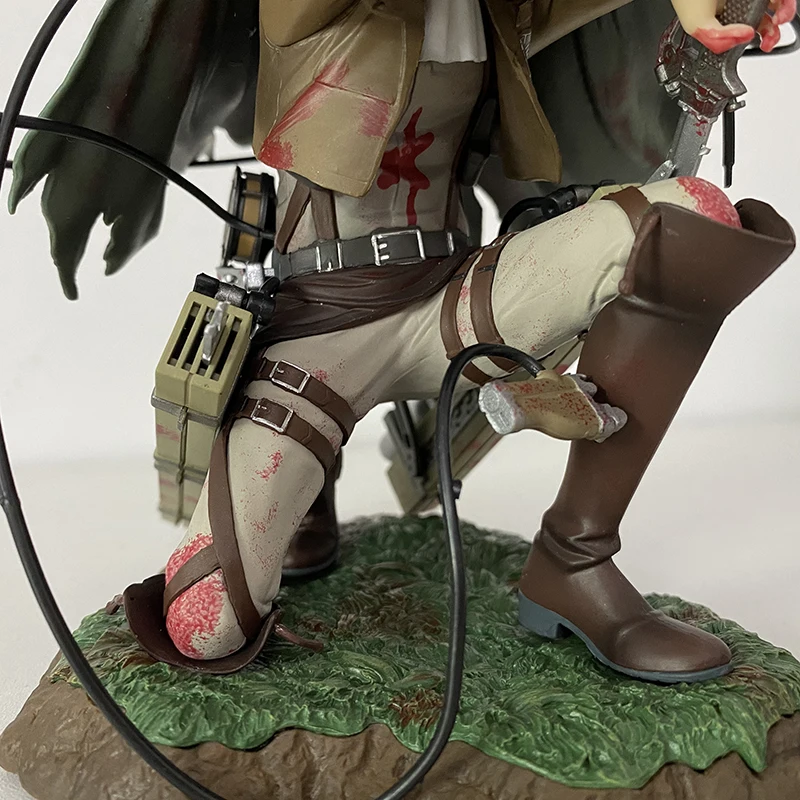 Фигурка Levi из аниме атака на Титанов Artfx J модель поврежденной битвы игрушки кукла