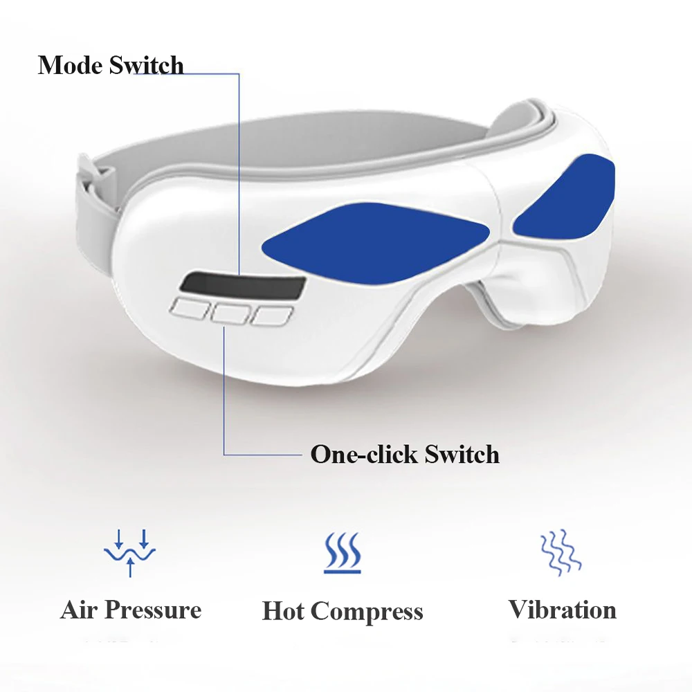 売る Anada電気振動エアバッグ目マッサージ機音楽空気圧赤外線加熱ヘルスケアスマートアイケアケアツール