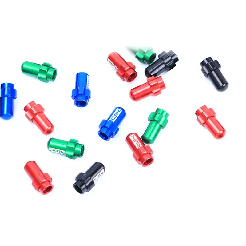 

Risk 2pcs/lot Aluminum Alloy Bicycle Tires Valve Cap For Mountain Road Bike Presta Valve Cap Dust Cover Bicycle Accessories