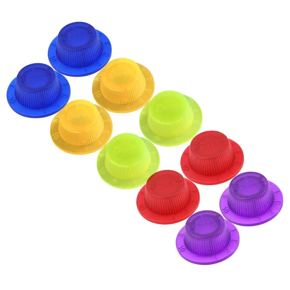 Donner 10 шт. T-HAT ножной переключатель Топпер гитарный эффект ручка для педали ножные