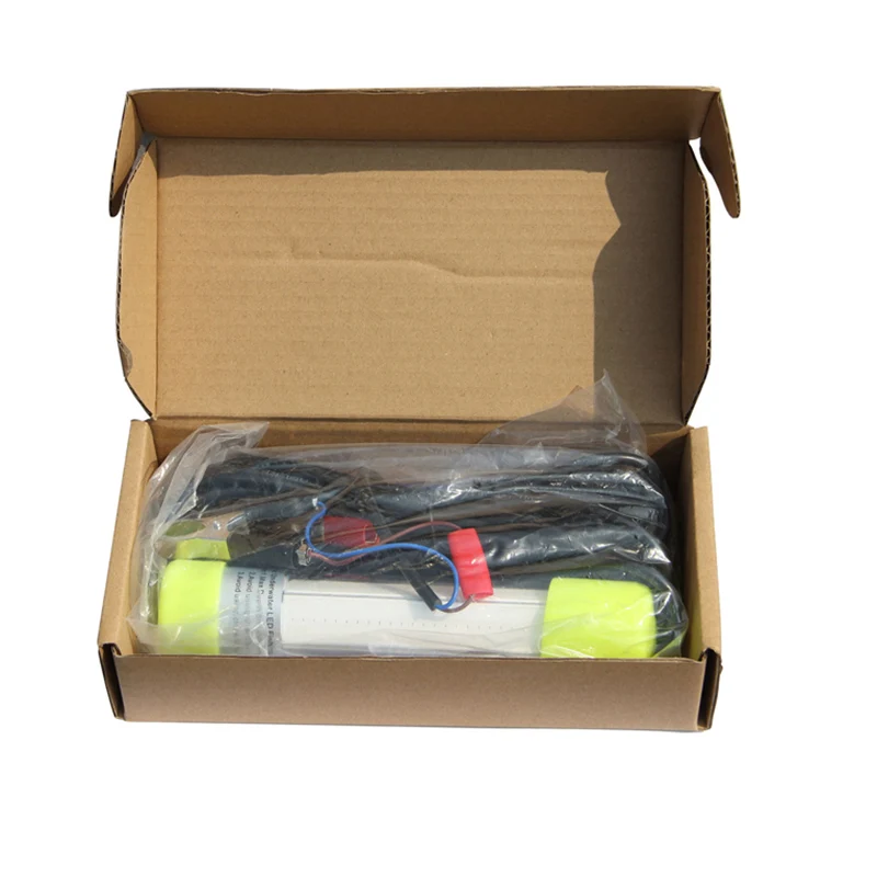 Затемнения 110-240V AC подводный COB 20 Вт светодиодный рыбалка лампы ночного