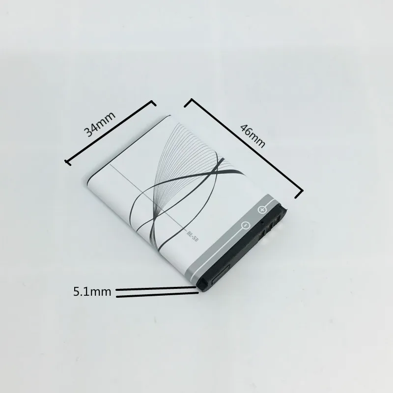 Do Dower 890mAh BL 5B аккумулятор для Nokia 5300 5320 N80 N83 6120C 7360 3220 3230 5070 батарея BL5B|Аккумуляторы