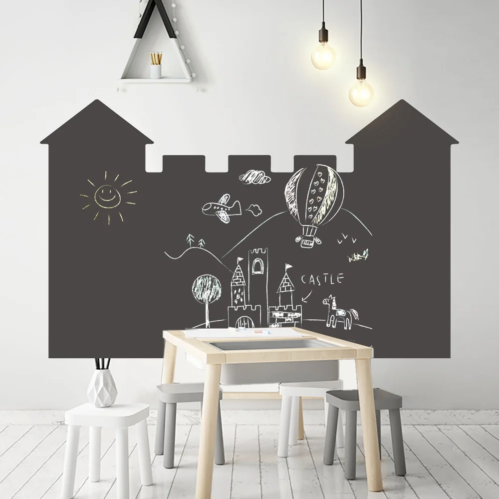 Гибкая доска для рисования Обучающие игрушки наклейки на стену в форме замка |