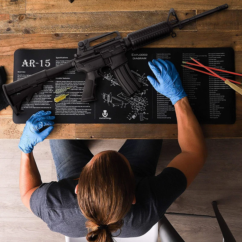 Тактический коврик для чистки пистолета AR15 AK47 Glock 1911 набор инструментов разборки