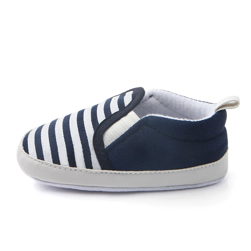 Striped Unisex Baby Shoes Spring Autumn Slip-on Infant Newborn Children's Casual for 0-18 Months |